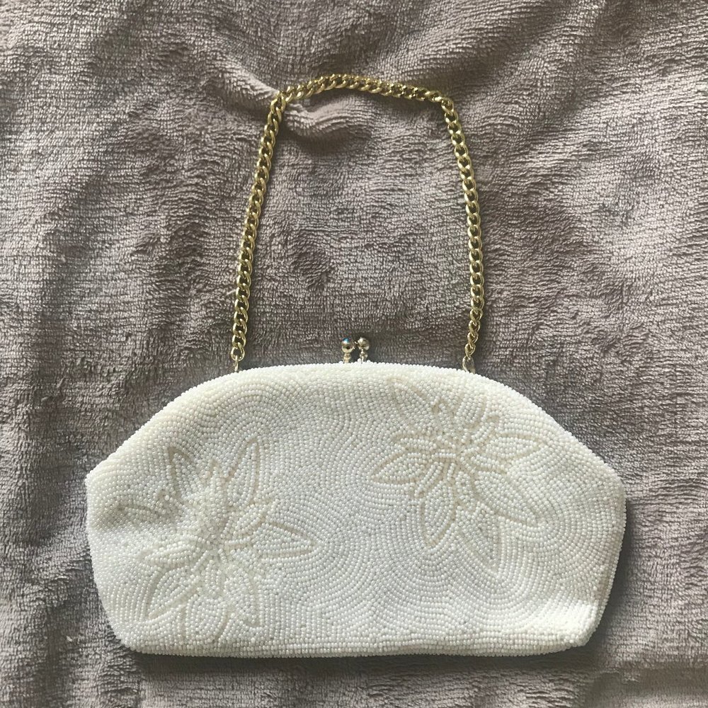 Vintage beaded clutch